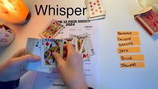 Week 12 Whisper NFL Picks  No Frills ASMR Football [upl. by Ade97]