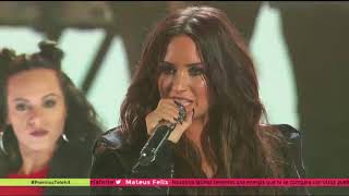 Demi Lovato  Confident Live at Premios Telehit 2017  November 8 [upl. by Darahs886]