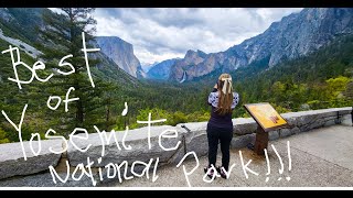 THE BEST OF YOSEMITE NATIONAL PARK  4K CINEMATIC [upl. by Nohsal796]