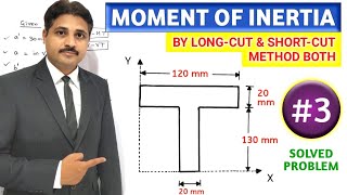 MOMENT OF INERTIA SOLVED PROBLEM 3 IN ENGINEERING MECHANICS  LECTURE 4 [upl. by Pellet465]