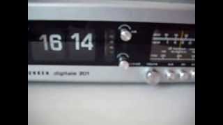 Vintage Flip Clock TELEFUNKEN digitale 201 SOLD [upl. by Wardle549]