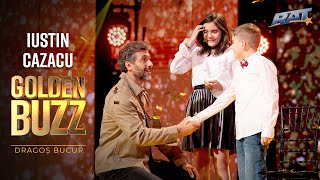 Iustin Cazacu moment uluitor de șah pe scena talentelor la 9 ani  Românii Au Talent S14 [upl. by Yerffeg]