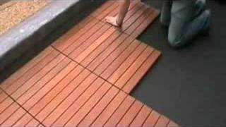 Installation Of Eco Decking Tiles  EDUK [upl. by Animor]