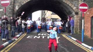 Pride of the Maine with Blackskull Colour Party P1  Derry Day 2011 [upl. by Sorilda]