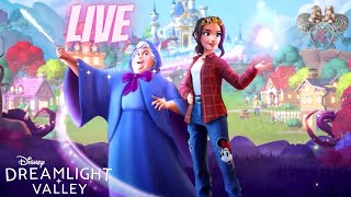 Welcome Fairy Godmother Update 5 Disney Dreamlight Valley Kittyarris LIVE [upl. by Zurciram]