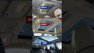 Sunroof vs moonroof vs panoramic sunroof [upl. by Bate]