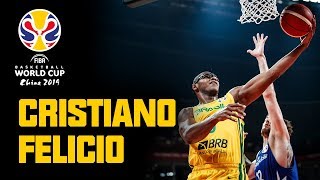 Cristiano Felicio  ALL his BUCKETS amp HIGHLIGHTS from the FIBA Basketball World Cup 2019 [upl. by Rednael]