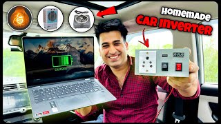 How To Make Powerful Car Inverter At Home  Laptop Bulb Heater कुछ भी चलाओ [upl. by Cad]