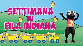 Le Filastrocche di Ludovica la Formica  Settimana in Fila Indiana Filastrocche per bambini [upl. by Boudreaux]