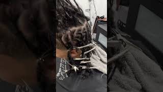 Two strand twist starter locs  First retwist on soft fine hair [upl. by Allertse59]