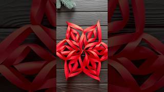 Easy Paper Snowflakes Paper Christmas decorations Tutorials [upl. by Anifur913]