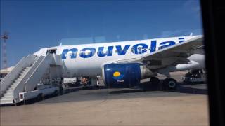 Nouvelair Tunisie round trip Dusseldorf  Djerba  Dusseldorf HD [upl. by Disraeli]