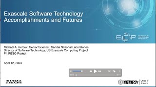 Mike Heroux on the Exascale Computing Projects Software Technology Accomplishments and Futures [upl. by Batchelor]