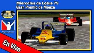 Miercoles de Lotus 79 en Monza  iRacing S4 W10 [upl. by Jit]