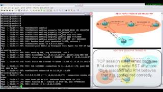 GNS3 Topology BGP ebgp multihop configuration [upl. by Asecnarf]