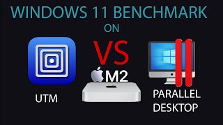 Windows 11  UTM vs Parallel Desktop on M2 mac mini using Novabench score Which one performs best [upl. by Airres63]