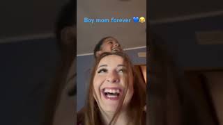 Anybody else relate Never a dull moment being a boy mom 😂 boymom laugh silly thatsmyboy [upl. by Pussej]