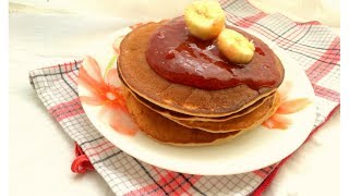 Pancake alla banana senza uova  Ricetta light [upl. by Norm204]