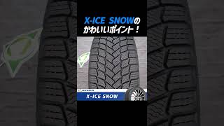 X ICE SNOWのかわいいポイント！shorts ミシュラン スタッドレスタイヤ [upl. by Yecnay]