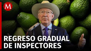 Ken Salazar apunta avance en el regreso de inspecciones aguacateras en México [upl. by Hsan950]