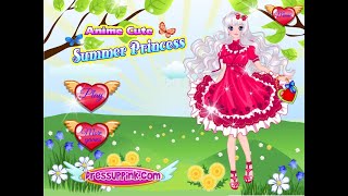 Anime Cute Summer Princess Games For Girls GirlsPrincess [upl. by Brunhilde]