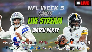 LIVESTREAM Dallas Cowboys  Pittsburgh Steelers Reaction [upl. by Anelra138]