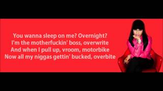 Nicki Minaj  Romans Revenge feat Eminem Lyrics Video [upl. by Ataga]