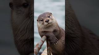 Happy little otter cuteanimals [upl. by Abisha]