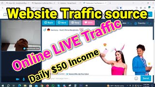 Website Traffic Source  Daily 50 Income  Online LIVE Traffic  CashAppSignUpPaypal traffic [upl. by Alvord]