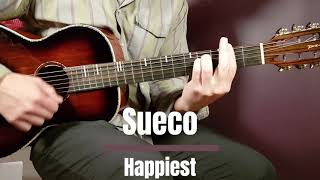 How to play Sueco  Happiest  Acoustic Guitar Lesson  Tutorial [upl. by Quickman]