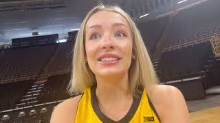 Kylie Feuerbach is feeling healthy and will have a big role for Iowa womens basketball [upl. by Shoshanna]