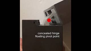 TECTUS 3D Concealed Hinge Floating Pivot Point [upl. by Ennairak]