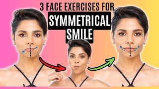 You Can FIX ASYMMETRICAL SMILE Naturally with these 3 FACE EXERCISES [upl. by Marchese]