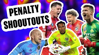 The WILDEST PK Shootouts of Round 1  Audi 2024 MLS Cup Playoffs [upl. by Bashemath381]