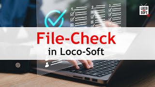 Der LocoSoft FileCheck  Die Reorganisation [upl. by Kealey811]