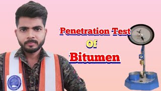 penetration test of Bitumen [upl. by Sacram]