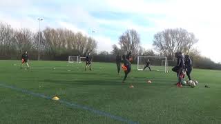 TDA FOOTBALL ACADEMY TRAINING SESSION boxes [upl. by Christos]