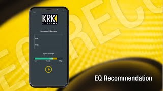 New KRK Audio Tools App  EQ Recommendation Tool [upl. by Teak]