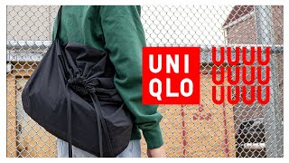 A MUST Cop Uniqlo SpringSummer 2022 U Drawstring Bag [upl. by Crowell]