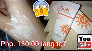 Foodaholic Multi Sun Cream swatch  Sunscreen Mini Review [upl. by Biancha340]