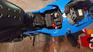 FREE diy airbox mod SUZUKI GSX8S GSX8R [upl. by Ahsyt949]