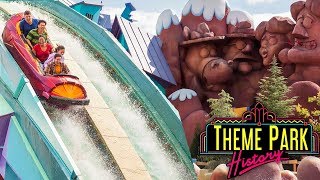 The Theme Park History of Dudley DoRights Ripsaw Falls Universals Islands of Adventure [upl. by Eillil]