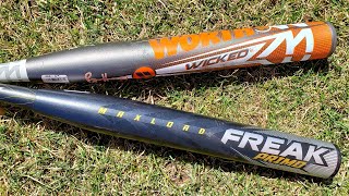 2019 Miken Freak Primo Maxload and the Worth Wicked XL Ryan Harvey Signature USSSA [upl. by Ocsecnarf]