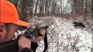 WILD Day of DEER DRIVES  PA Rifle Hunting in the Snow [upl. by Nnairrehs199]