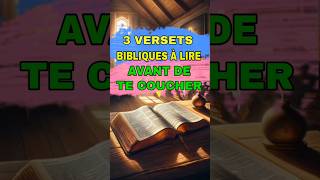 3 Verset biblique à lire avant de te coucher versetbiblique psaume91 priere dieu amen seigneur [upl. by Alleris]