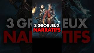 TOP 3 des jeux SOLONARRATIFS à venir 💥 PlayStation Xbox PC [upl. by Schumer]