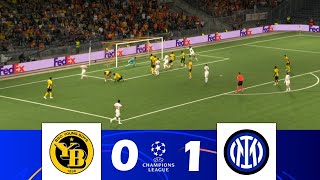 Young Boys gegen Inter Mailand 01  Champions League 202425  Spielen Höhepunkte [upl. by Kcerb748]