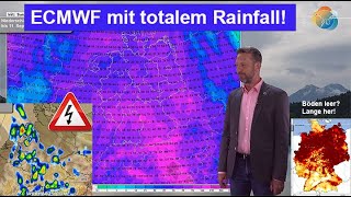 Große Unsicherheiten  ECMWF GFS0er mit Kaltlufttropfen ohne Hitze Wettervorhersage 02080924 [upl. by Oniluap302]