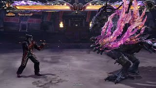 Tekken 8 Jin Kazuya DevilJin Reina Special Combos On Azazel [upl. by Ynnavoj]