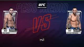 UFC Brad Tavares vs Santiago Ponzinibbio mobile [upl. by Daph]